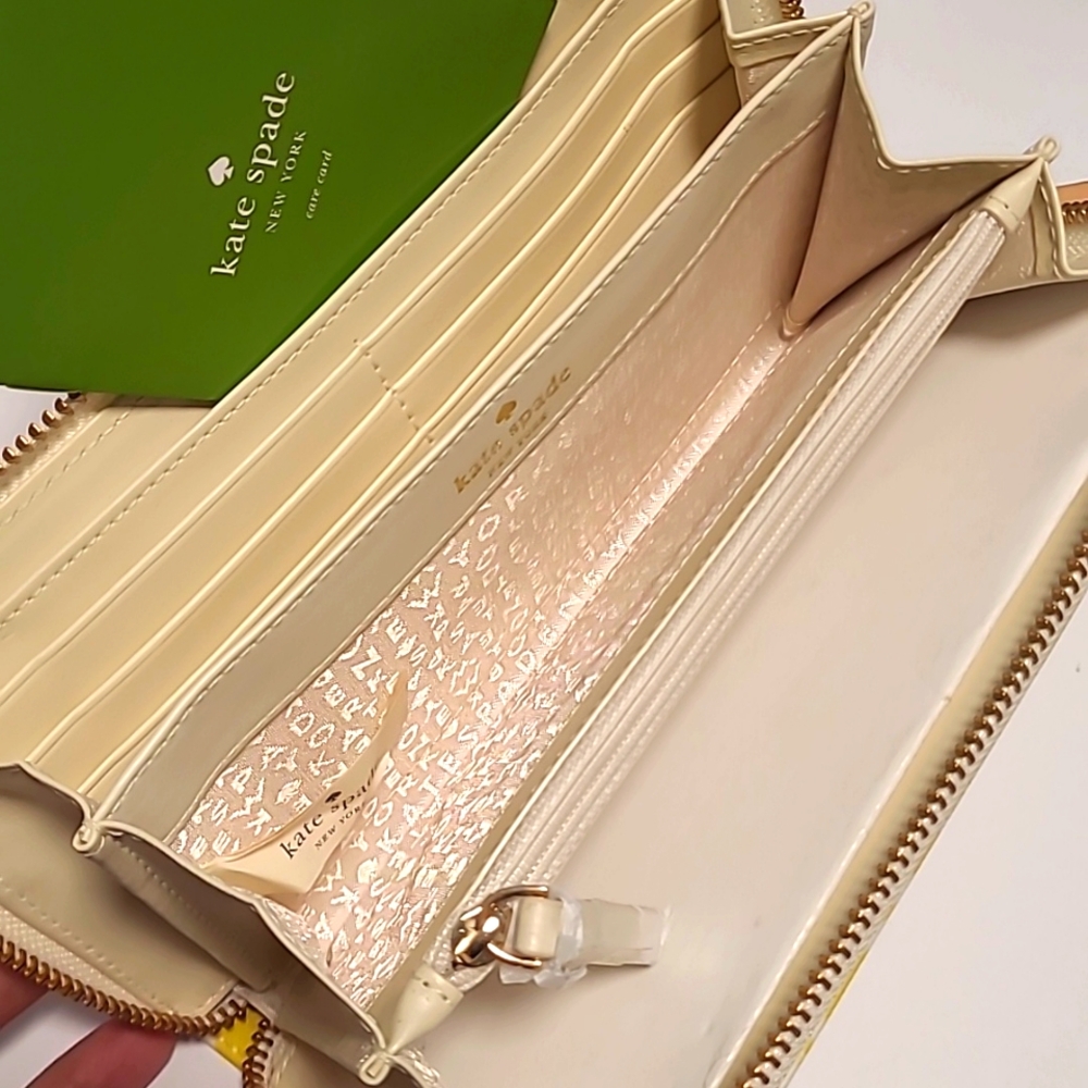 Kate Spade Neda Grant Street Grainy Zip Around Wallet - Picture 5 of 5